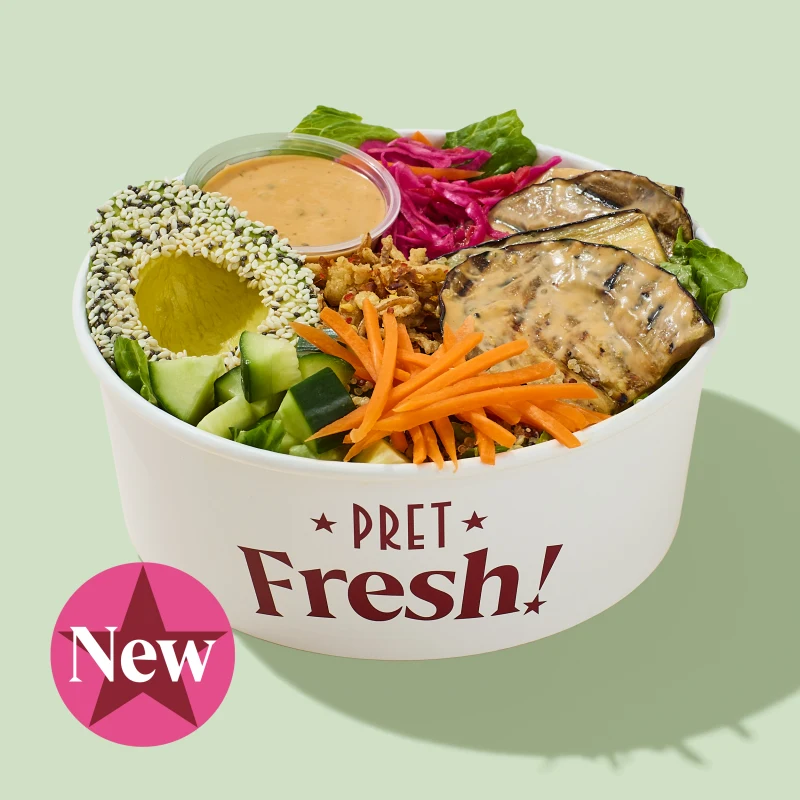 US005593 Miso Glazed Eggplant Bliss Bowl