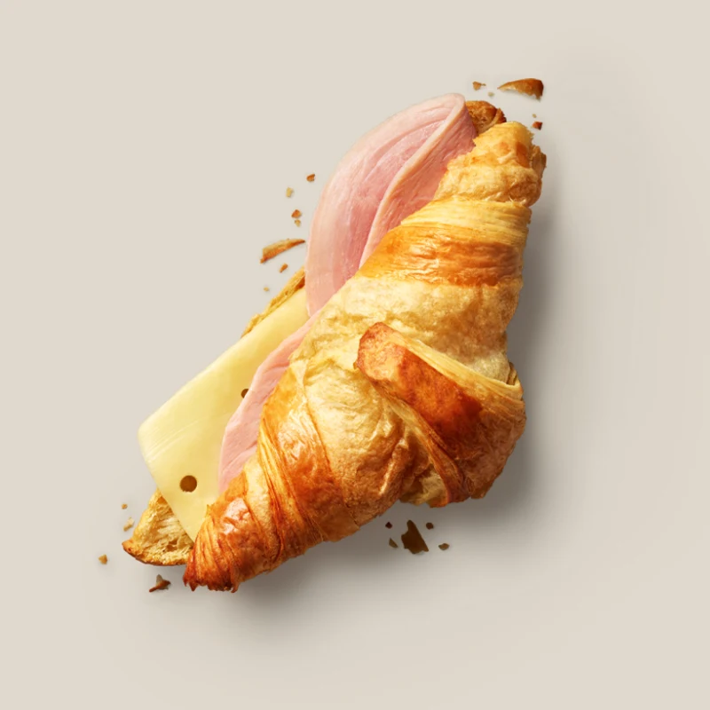 US005174 Ham & Cheddar Croissant