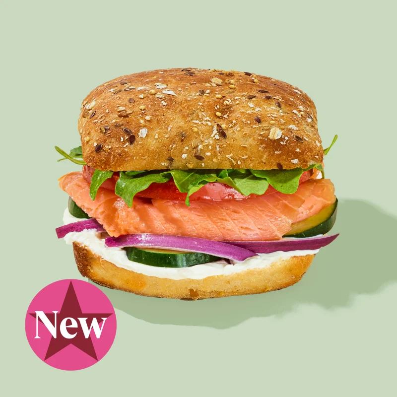 US005542 Smoked Salmon & Cream Cheese Roll