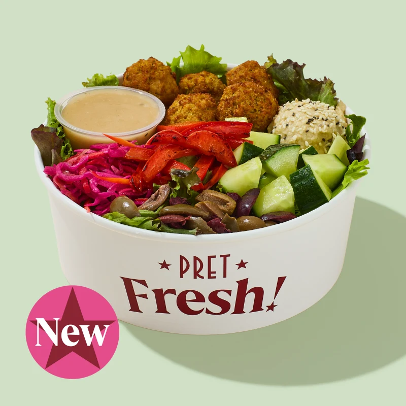 US005595 Mediterranean Mezze Salad with Prets Simple Vinaigrette