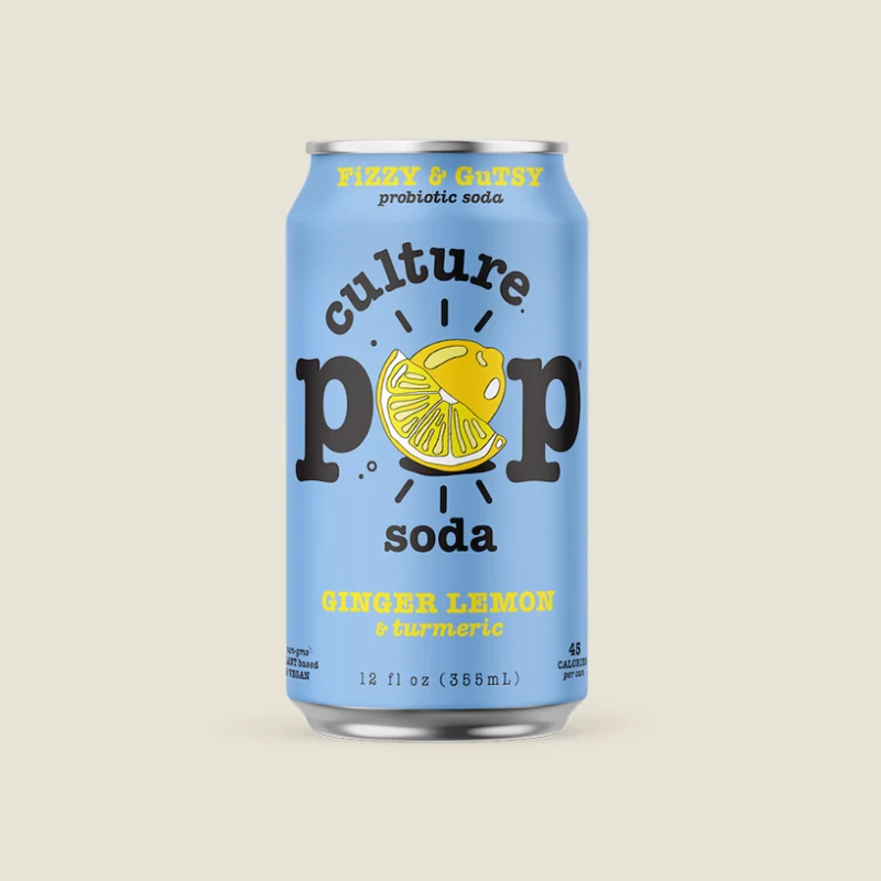 US005619 Culture Pop Soda Ginger Lemon & Turmeric