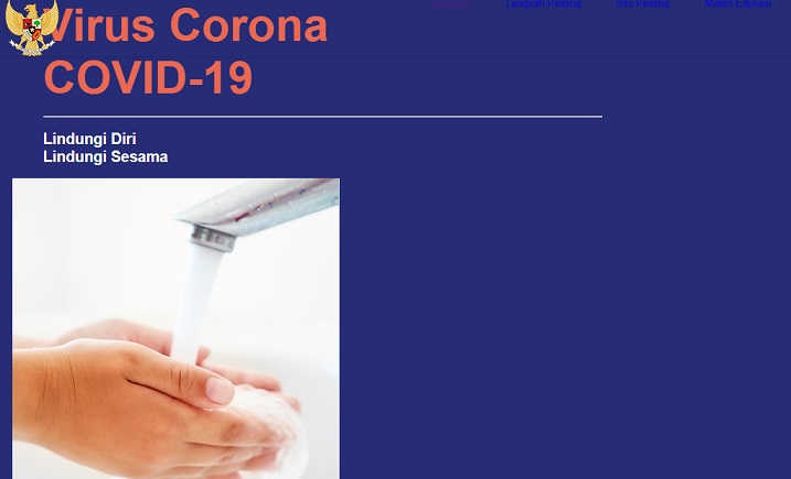 situs virus corona covid19.go.id