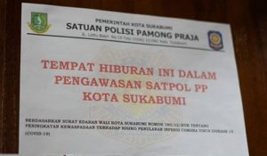 Peringatan Satpol PP Kepada Pengelola Cafe Sukabumi