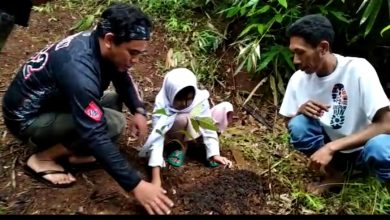 Kegiatan Menanam Pohon Brotherhood for Nature di Cidadap Sukabumi